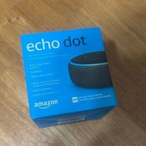 Amazon Echo Dot in Vibrant Blue